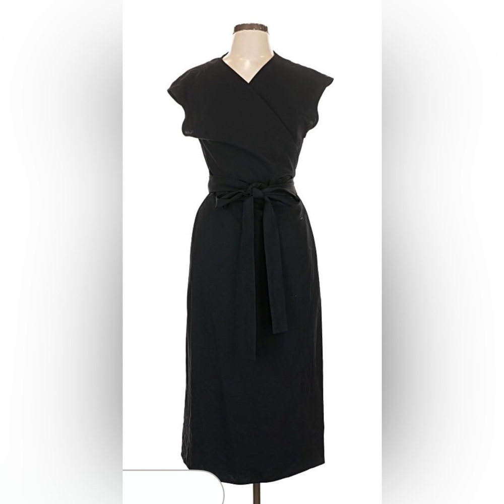 Everlane Wrap Black Dress
